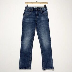 Wrangler Retro Slim Straight Jeans Boys 14 Regular Youth Western Bootcut Stretch